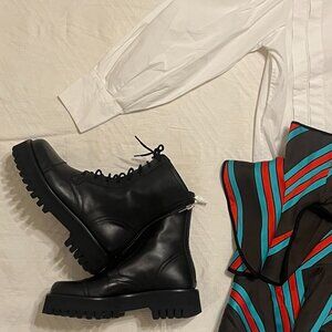 ba&sh White Long Sleeve Button-Up Shirt - Size 0